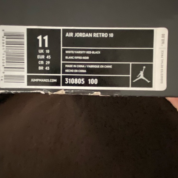 2012 Air Jordan Retro 10 Shoes & Matching Shirt main image 7
